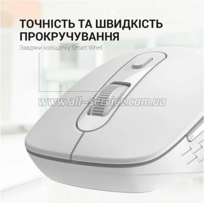  OfficePro M230W Silent Click Wireless/Bluetooth White (M230W)