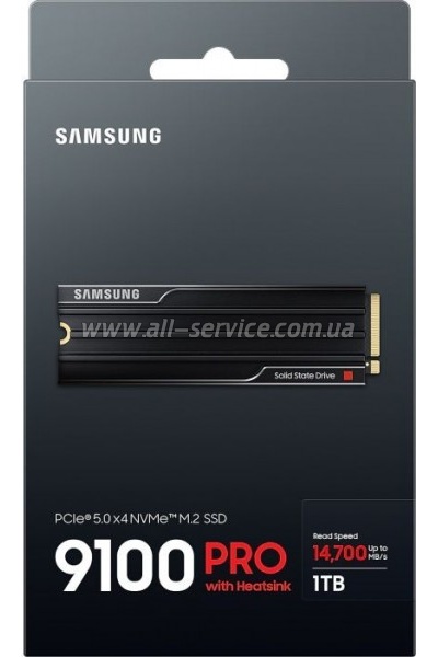  SSD M.2 2280 1TB 9100 PRO Heatsink Samsung (MZ-VAP1T0CW)
