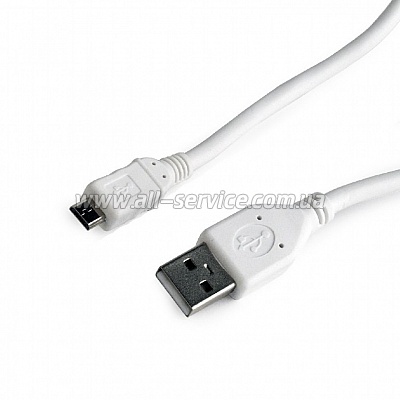  Cablexpert micro USB2.0 AM/micro BM  0.5   (CCP-mUSB2-AMBM-W-0.5M