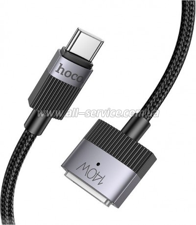 ������ �������� USB-C to Magsafe 3 1.0m black HOCO (6942007642088)