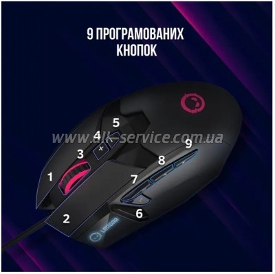  Lorgar Stricter 579 RGB USB Black (LRG-GMS579)