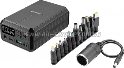 ������� ������������ Sandberg 27000mAh Laptop DC1224v 84W, PD 100W PowerThrough (421-13)