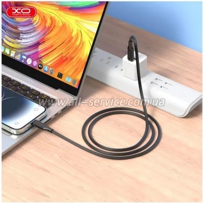 ���� ������ USB-C to USB-C 1.0m XO (NB-Q265B-CC.black)