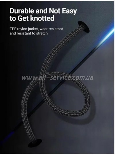 ���� ������ USB-C to USB-C 1.0m 5A aluminum gray Vention (TAEHF)