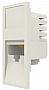 Модуль MOLEX Euromod 50х25 1xRJ45 M1 прямой UTP 5е PowerCat белый (17.1B.011.A042P)