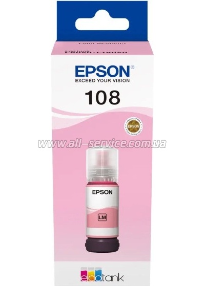   Epson 108 EcoTank L8050/ L18050 B/C/M/Y/LC/LM (SET108E)