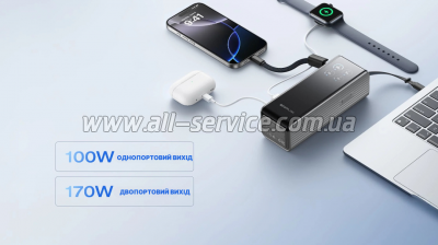 ������� ������������� EcoFlow RAPID 25000mAh PD 100W silver (EF-RAPID25K100W-S-EU)