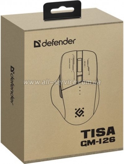  Defender Tisa GM-126 LED Wireless/Bluetooth White/Blue (52126)