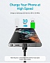 Дата кабель USB-C to USB-C 1.8m nylon 322 black Anker (A81F6G11) Дата кабель USB-C to USB-C 1.8m nylon 322 black Anker (A81F6G11)