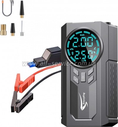    Aspiring Jump 2 8000mAh Power bank 3-in-1 with inflator, compressor (JM8000PI)