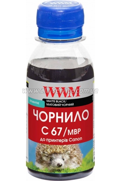 Чернила WWM для Canon IPF-107MBk 100г Matte Black Пигментные (C67/MBP-2) Чернила WWM для Canon IPF-107MBk 100г Matte Black Пигментные (C67/MBP-2)