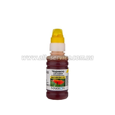 Чернила Makkon GI-41 Canon PIXMA G1420/ G2420/ G2460/ G3420/ G3400/ 4545C001 70мл yellow (IMN-CAN-GI41-70Y) Чернила Makkon GI-41 Canon PIXMA G1420/ G2420/ G2460/ G3420/ G3400/ 4545C001 70мл yellow (IMN-CAN-GI41-70Y)