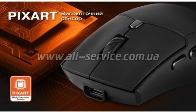  REAL-EL RM-460W Wireless/Bluetooth Black (EL123200048)