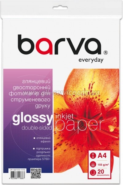 ���������� Barva Everyday glossy double-sided 155�/� A4 20� (IP-GE155-172)