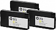  HP 711 DesignJet 120/ 520 Yellow 3-Pack (CZ136A)