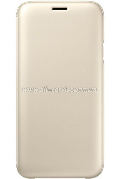 Чехол Samsung Wallet Cover для смартфона Galaxy J7 2017 (J730) Gold (EF-WJ730CFEGRU) Чехол Samsung Wallet Cover для смартфона Galaxy J7 2017 (J730) Gold (EF-WJ730CFEGRU)