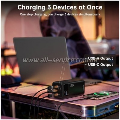 ������� ������������� Choetech 50000mAh PD 65W (B733-CCBK)