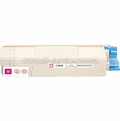  BASF OKI C5650/ C5750  43872306/ 43872322 Magenta (BASF-KT-C5650M)