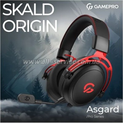 �������� GamePro Asgard Skald Origin Black/Red (HS850BR)