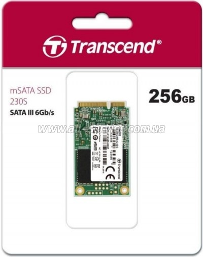 SSD  Transcend MSA230S 256 Gb mSATA 3D TLC (TS256GMSA230S)