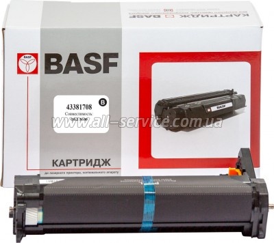 ����-�������� BASF OKI C5600/ C5700 ������ 43381708 Black (BASF-DR-43381708)