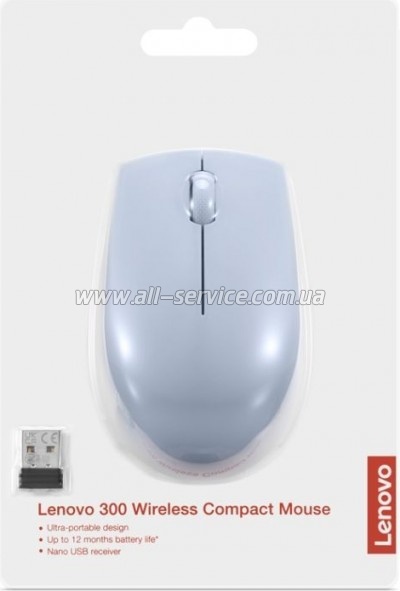  Lenovo 300 Wireless Frost Blue (GY51L15679)