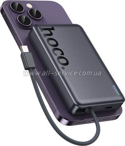 ������� ������������� HOCO 10000mAh Origen Dual PD 20W Magnetic Gray (Q44 / 714983)