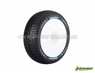 Колеса Louise Buggy 1/8 Racing B-TURBO Soft белые 2шт (L-T3104SW) Колеса Louise Buggy 1/8 Racing B-TURBO Soft белые 2шт (L-T3104SW)