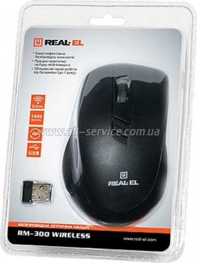  REAL-EL RM-300 black-grey