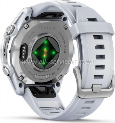 - Garmin fenix 8 43mm, AMOLED, Glass, BareSS/Whitestone, WhitestoneBn (010-02903-00)
