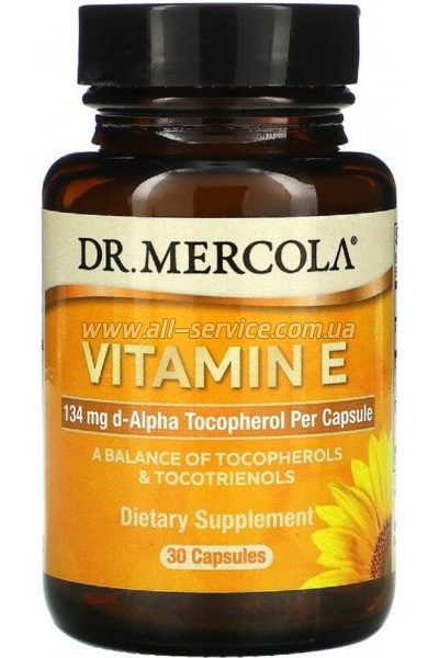  Dr. Mercola  E, Vitamin E, 30  (MCL-01508)