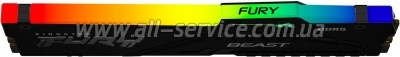     DDR5 32GB 5200 MHz Beast RGB EXPO Black Kingston Fury (ex.HyperX) (KF552C40BB2A-32)