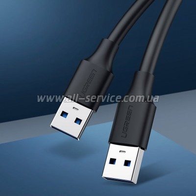 ���� ������ USB 2.0 AM/AM 1.5m US102 black Ugreen (10310)