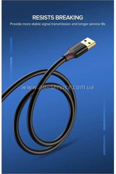 ���� ������ USB 3.0 AM/AF 1.0m US129 black Ugreen (10368)