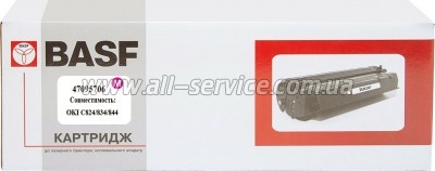 �������� BASF OKI C824/ C834/ C844 ������ 47095706 Magenta (BASF-KT-47095706)