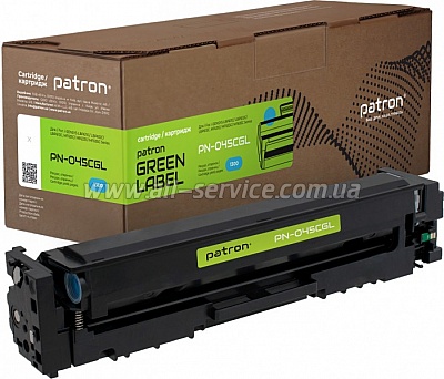 �������� Patron Green Label Canon 045 cyan (PN-045CGL)