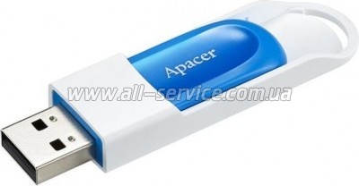  Apacer 64GB AH23A White USB 2.0 (AP64GAH23AW-1)