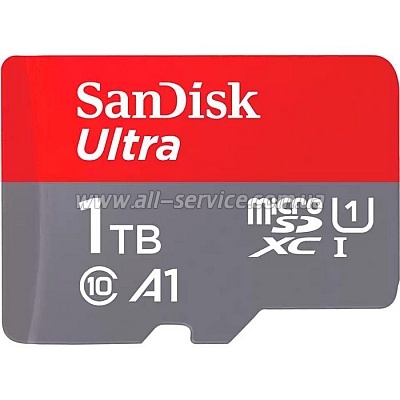   SanDisk 1TB microSDXC class 10 UHS-I Ultra (SDSQUAC-1T00-GN6MA)