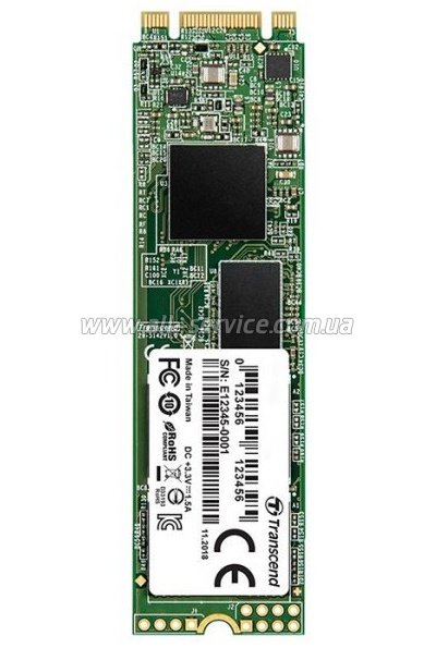 SSD  Transcend MTS830S 256GB M.2 2280 SATAIII TLC (TS256GMTS830S)