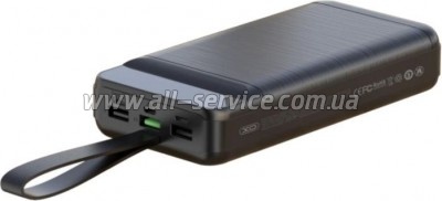   XO 50000mAh, PD/18W, QC3.0/22.5W, flashlight, Input(Micro,Type-C,Lightning), Output(3*USB,Type-C) (XO-PR158 / 29211)