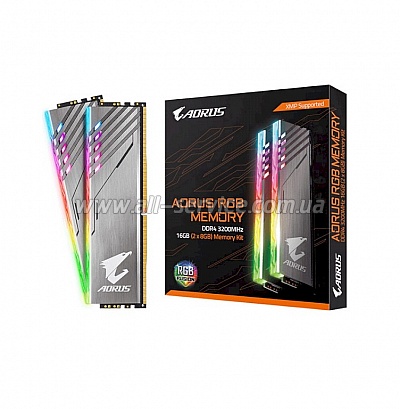  Gigabyte 2x8Gb DDR 4 3200Mhz RGB Fusion (GP-AR32C16S8K2HU416R)
