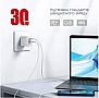 �������� ������� Intaleo 30W GAN USB-C PD+USB-A QC 3.0 white (1283126578274)