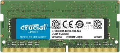 Модуль памяти для ноутбука SoDIMM DDR4 8GB 3200 MHz Micron (CT8G4SFRA32AT) Модуль памяти для ноутбука SoDIMM DDR4 8GB 3200 MHz Micron (CT8G4SFRA32AT)