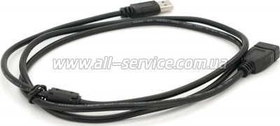 ���� ������ USB 2.0 AM/AF 1.5m ferrite black Voltronic (YT-AM/AF-1.5B)