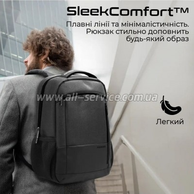    Promate 15.6" Satchel-BP Black (satchel-bp.black)