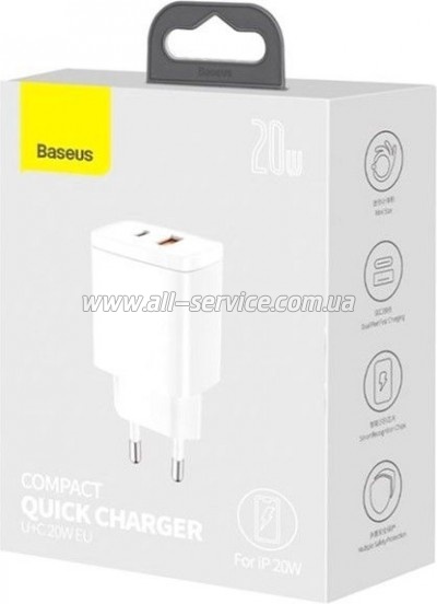 �������� ������� Baseus 20W EU White (CCXJ-B02)