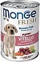 Консервы для собак Monge Dog FRESH Puppy телятина с овощами 400г (8009470014441) Консервы для собак Monge Dog FRESH Puppy телятина с овощами 400г (8009470014441)