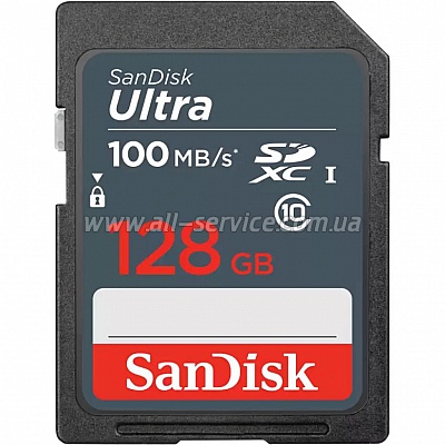   SanDisk 128GB SDXC class 10 UHS-1 (SDSDUNR-128G-GN3IN)