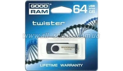  64GB GOODRAM UTS2 Twister Black