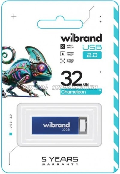  Wibrand 32GB Chameleon Blue USB 2.0 (WI2.0/CH32U6U)